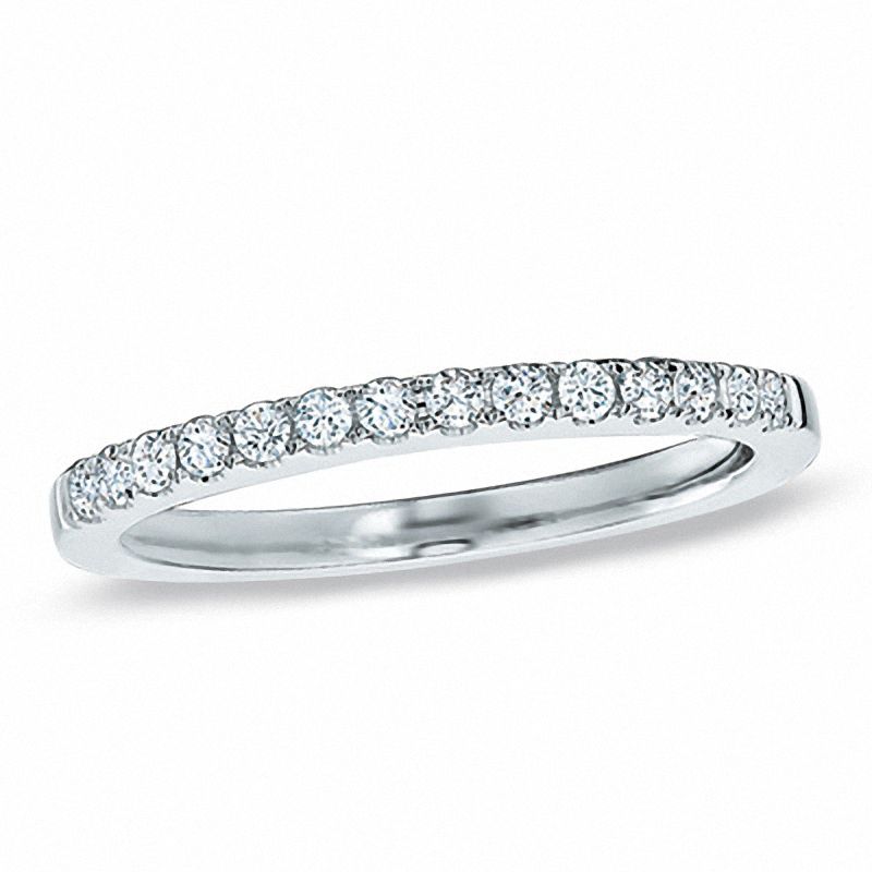CT. T.W. Certified Diamond Band 14K White Gold (I/SI2