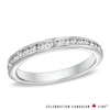 Thumbnail Image 1 of Celebration Ideal 0.34 CT. T.W. Certified Diamond Band in 14K White Gold (I/SI2)