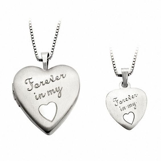 message locket I carry your heart I carry it in my heart Mother Daughter Necklace Set set of two matching lockets, quote locket