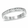 Thumbnail Image 1 of 0.37 CT. T.W. Certified Diamond Wedding Band in 18K White Gold (H/VS2)