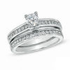 Celebration Canadian Lux® 1.00 CT. T.W. Diamond Bridal Set in 18K White Gold (I/SI2)