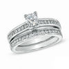 Thumbnail Image 0 of Celebration Canadian Lux® 1.00 CT. T.W. Diamond Bridal Set in 18K White Gold (I/SI2)