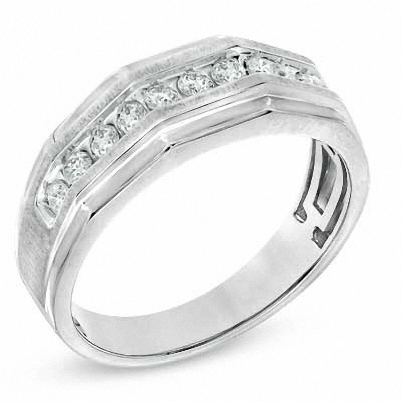 Main Image 2 of 0.50 CT. T.W. Diamond Ring in 10K White Gold