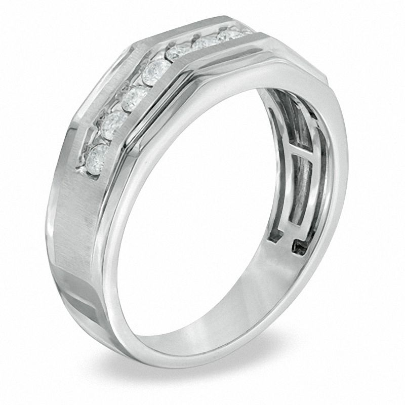 Main Image 2 of 1.00 CT. T.W. Diamond Ring in 10K White Gold