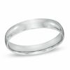 Thumbnail Image 0 of Men's 4.0mm Polished Comfort Fit Wedding Band in Sterling Silver