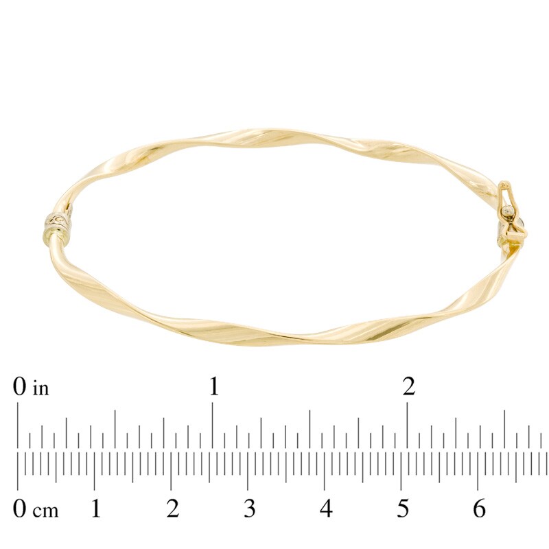 Main Image 2 of Twisted Bangle in 10K Gold