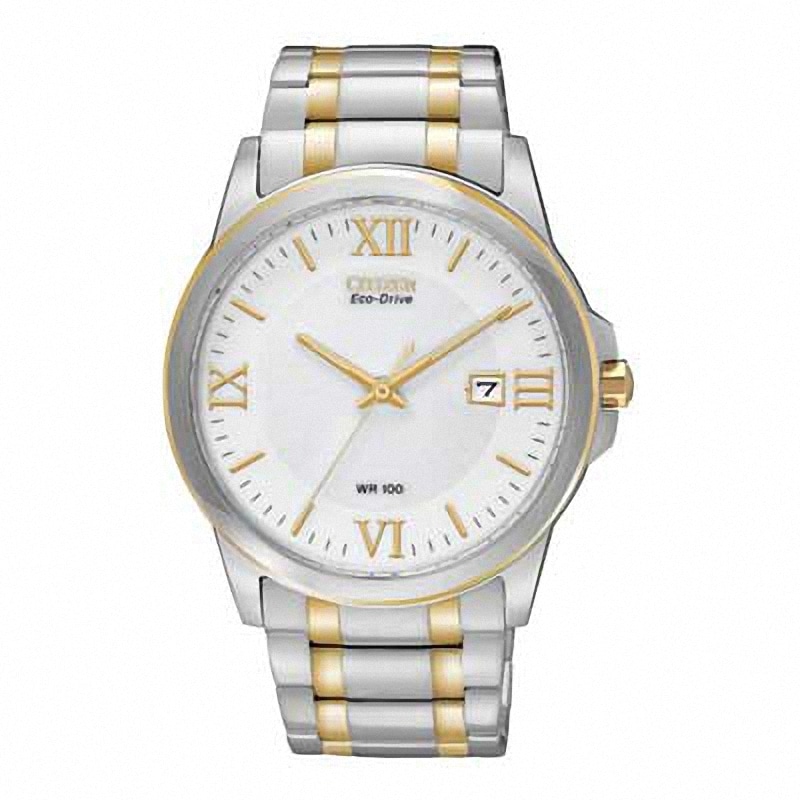 Main Image 1 of Men's Citizen Eco-Drive® Watch with White Dial (Model: BM7264-51A)