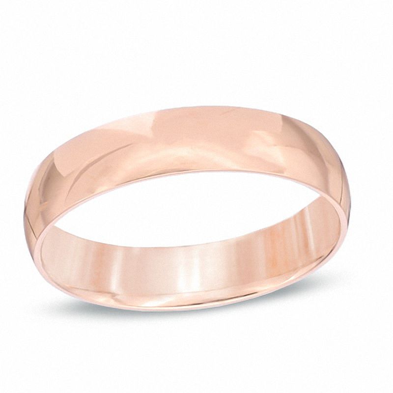 Men's 5.0mm Wedding Band in 10K Rose Gold|Peoples Jewellers