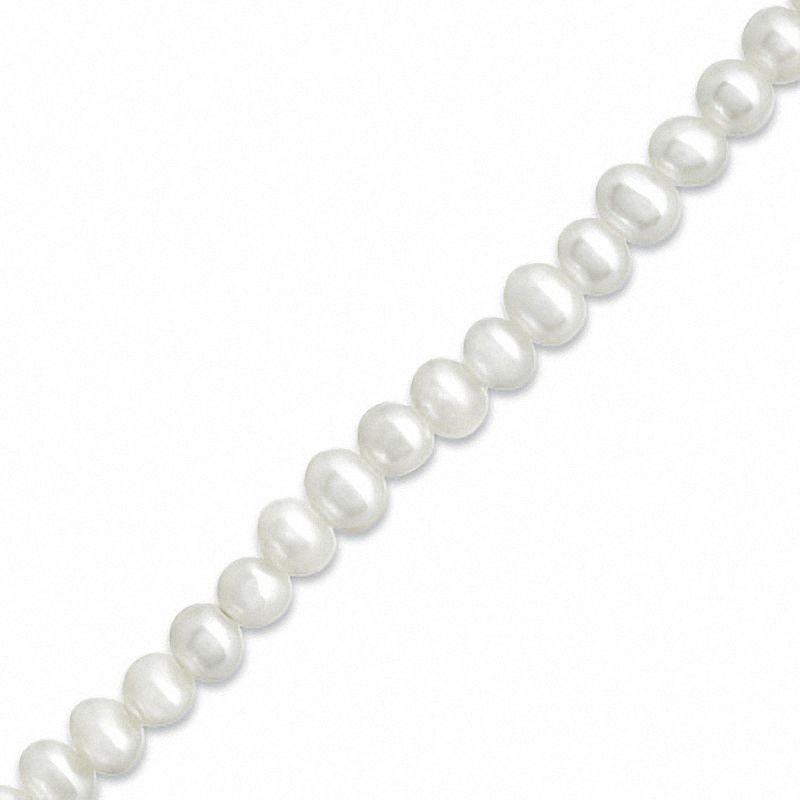 Child's 3.0mm Cultured Freshwater Pearl Bracelet in 14K Gold - 5.5"|Peoples Jewellers