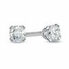 Thumbnail Image 1 of Child's 3.0mm Cubic Zirconia Stud Earrings in 14K White Gold