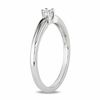 Thumbnail Image 2 of Princess-Cut Diamond Accent Solitaire Promise Ring in Sterling Silver