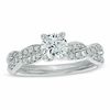 Thumbnail Image 1 of 1.00 CT. T.W. Certified Canadian Diamond Braid Engagement Ring in 14K White Gold (I/I1)