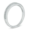 Thumbnail Image 1 of 0.25 CT. T.W. Diamond Double Row Band in 14K White Gold