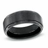 Thumbnail Image 1 of Men's 9.0mm Black Titanium Comfort Fit Wedding Band - Size 10