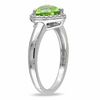 Thumbnail Image 2 of 7.0mm Heart-Shaped Peridot Ring in Sterling Silver