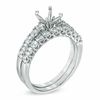 Thumbnail Image 2 of 0.90 CT. T.W. Diamond Semi-Mount Bridal Set in 14K White Gold