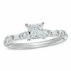 Thumbnail Image 0 of 1.00 CT. T.W. Certified Canadian Princess-Cut Diamond Engagement Ring in 14K White Gold (I/I1)