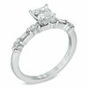 Thumbnail Image 1 of 1.00 CT. T.W. Certified Canadian Princess-Cut Diamond Engagement Ring in 14K White Gold (I/I1)