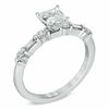 Thumbnail Image 2 of 1.00 CT. T.W. Certified Canadian Princess-Cut Diamond Engagement Ring in 14K White Gold (I/I1)