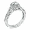 Thumbnail Image 1 of 1.25 CT. T.W. Certified Canadian Diamond Split Shank Engagement Ring in 14K White Gold (I/I1)