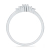 Thumbnail Image 2 of 0.16 CT. T.W. Diamond Five Stone Promise Ring in 10K White Gold