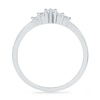 Thumbnail Image 1 of 0.16 CT. T.W. Diamond Five Stone Promise Ring in 10K White Gold