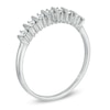 Thumbnail Image 1 of 0.12 CT. T.W. Diamond Seven Stone Wedding Band in 10K White Gold