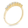 Thumbnail Image 2 of 0.12 CT. T.W. Diamond Seven Stone Wedding Band in 10K Gold