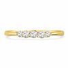 0.25 CT. T.W. Diamond Five Stone Wedding Band in 10K Gold