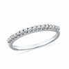 Thumbnail Image 1 of 0.20 CT. T.W. Diamond Anniversary Band in 10K White Gold
