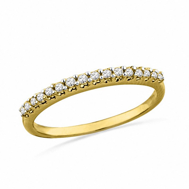 Main Image 1 of 0.20 CT. T.W. Diamond Anniversary Band in 10K Gold
