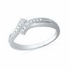 Thumbnail Image 0 of Diamond Accent Bypass Ring in 10K White Gold