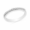 Thumbnail Image 1 of 0.12 CT. T.W. Diamond Wedding Band in 10K White Gold