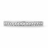 Thumbnail Image 1 of 0.12 CT. T.W. Diamond Wedding Band in 10K White Gold