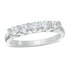 Thumbnail Image 0 of 0.50 CT. T.W. Diamond Five Stone Channel-Set Wedding Band in 10K White Gold