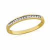 Thumbnail Image 0 of 0.10 CT. T.W. Diamond Anniversary Band in 10K Gold