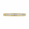 Thumbnail Image 2 of 0.10 CT. T.W. Diamond Anniversary Band in 10K Gold