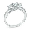 Thumbnail Image 2 of 1.00 CT. T.W. Diamond Three Stone Engagement Ring in 10K White Gold