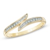 Thumbnail Image 1 of 0.10 CT. T.W. Diamond Bypass Ring in 10K Gold