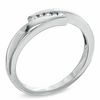 Thumbnail Image 1 of 0.16 CT. T.W. Diamond Ring in Sterling Silver
