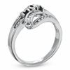 Thumbnail Image 2 of 0.10 CT. T.W. Diamond MOM Ring in Sterling Silver