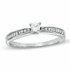 Thumbnail Image 0 of 0.20 CT. T.W. Diamond Solitaire Promise Ring in 10K White Gold