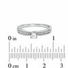 Thumbnail Image 2 of 0.20 CT. T.W. Diamond Solitaire Promise Ring in 10K White Gold