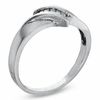 Thumbnail Image 2 of 0.10 CT. T.W. Baguette Diamond Ring in Sterling Silver