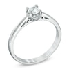 Thumbnail Image 2 of 0.33 CT. T.W. Canadian Certified Diamond Engagement Ring in 14K White Gold (I/I1)