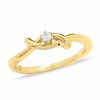Thumbnail Image 1 of 0.16 CT. T.W. Diamond XOX Band in 10K Gold