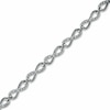 Thumbnail Image 0 of 0.16 CT. T.W. Diamond Figure Eight Link Bracelet in Sterling Silver
