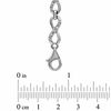 Thumbnail Image 1 of 0.16 CT. T.W. Diamond Figure Eight Link Bracelet in Sterling Silver
