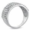 Thumbnail Image 2 of 1.00 CT. T.W. Diamond Icicle Ring in 10K White Gold