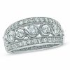 Thumbnail Image 1 of 1.00 CT. T.W. Diamond Seven Stone Vintage-Style Ring in 14K White Gold